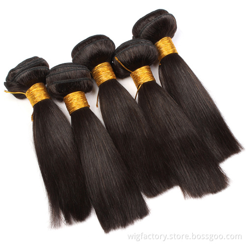 Wholesale bone straight double drawn virgin hair, cuticle aligned brazilian hair short hair,100 virgin hair unprocessed